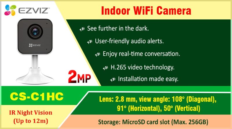 CS-C1HC Ezviz Indoor WiFi Camera ezvizlanka Srilanka