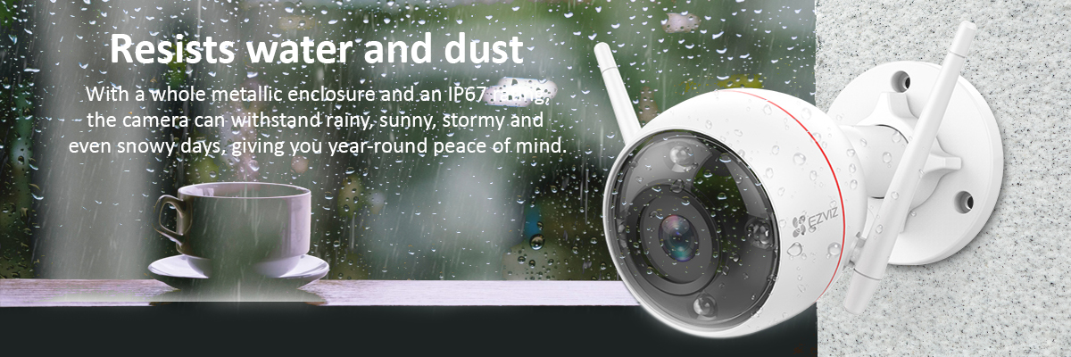 CS-C3W-4mp Slider Ezviz Color Night Vision Pro Outdoor Smart Wi-FI Camera ezvizlanka Srilanka