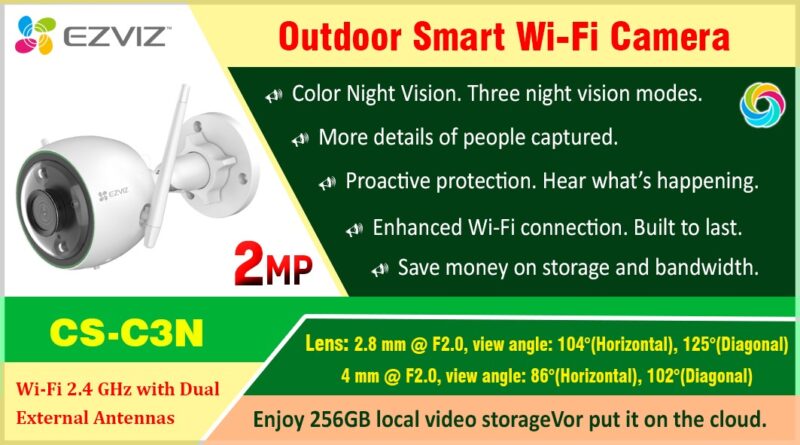 CS-C3N (2MP) Outdoor Smart WI-FI Camera ezviz lanka srilanka