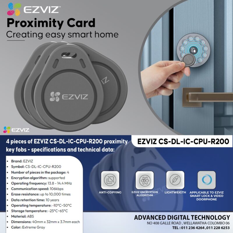 CS-DL-IC-CPU-R200 Ezviz Proximity Card ezvizlanka Srilanka