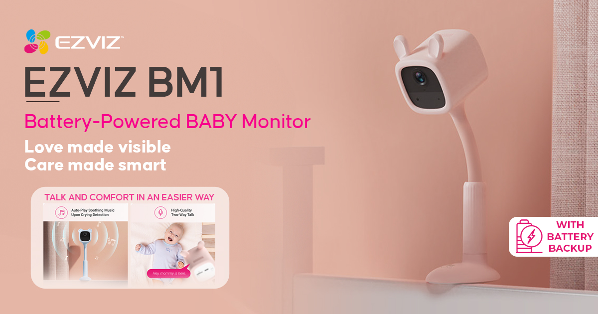BM1 Ezviz Battery Powered BABY Monitor ezvizlanka Srilanka