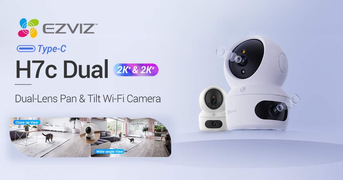 H7C 2K+ Ezviz Dual-Lens Pan & Tilt WiFI Camera ezvizlanka Srilanka