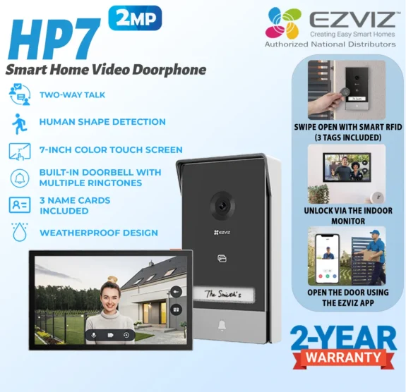 Ezviz HP7 2MP Smart Home Video Doorphone in Ezvizlanka Colombo Srilanka