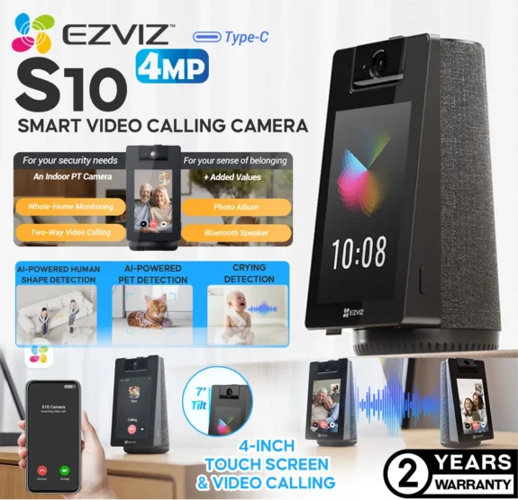 Ezviz S10 4MP Smart Video Calling Camera in Ezvizlanka Colombo Srilanka
